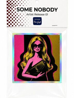 Some Nobody Artist Release 01 Sticker - YSL Barbie - NWT